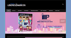 Desktop Screenshot of lideresmedicos.com